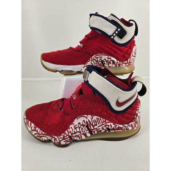Nike LeBron 17 “Graffiti Remix” CT6047-600 – Men’s US 11 / Red - Picture 1 of 11